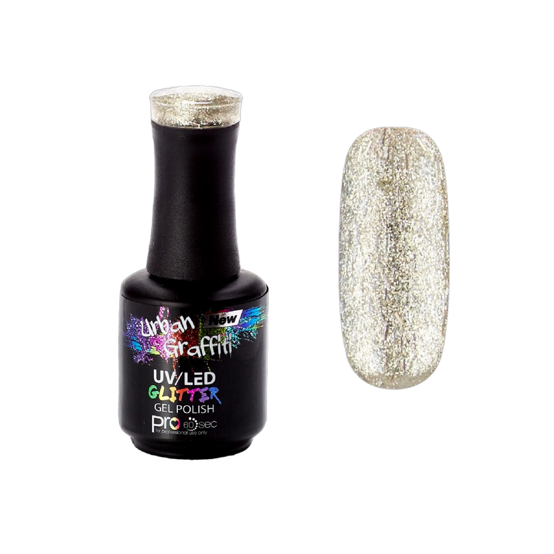 Disco Ball - UGGP-A0922 Smalto Gel Glitter Argento Urban Graffiti 15ml