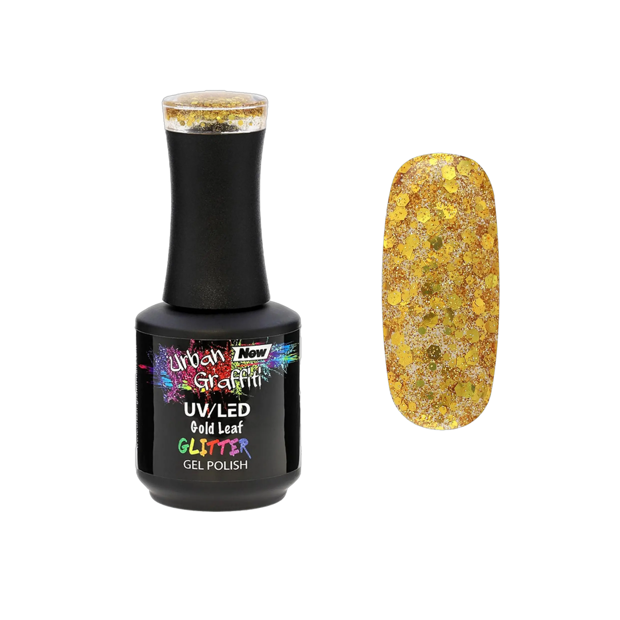 Gold Leaf - UGGP-A0891 Urban Graffiti Gel Polish 15ml   Naio Nails
