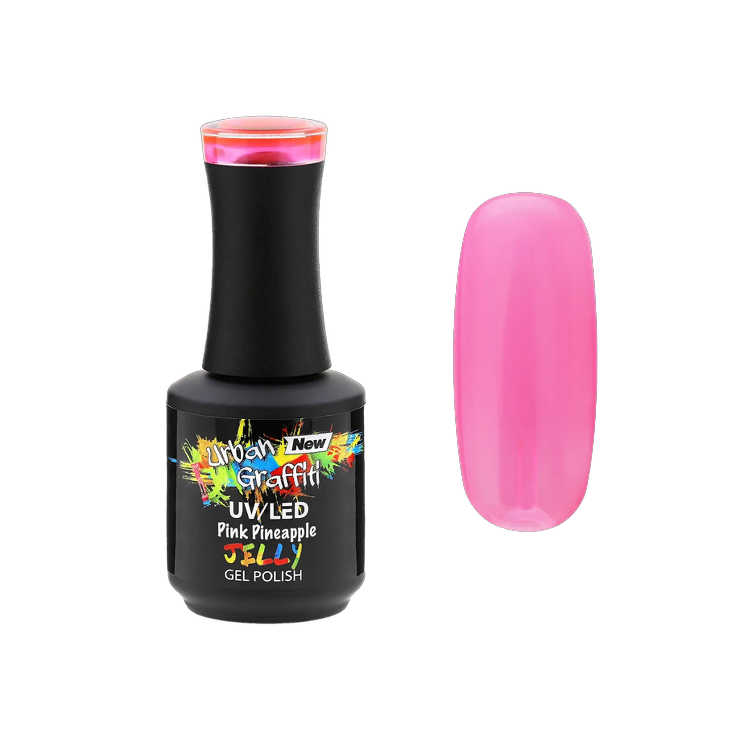 Pink Pineapple - UGGP-JE016 Urban Graffiti Gel Polish 15ml   Naio Nails