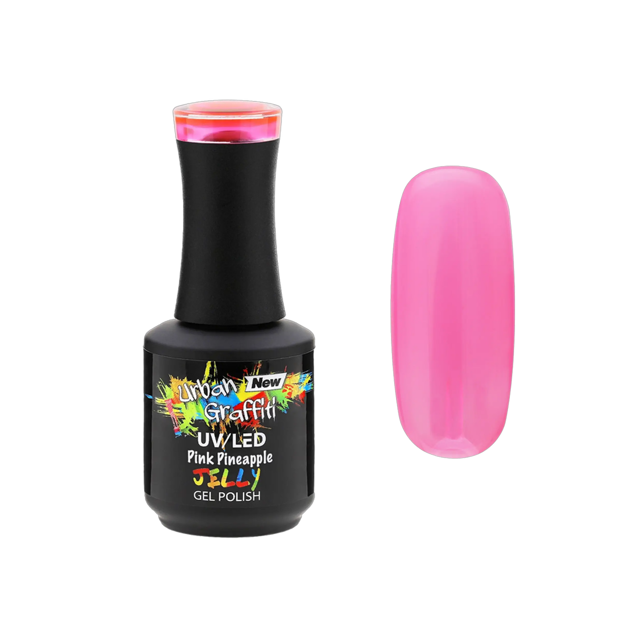 Pink Pineapple - UGGP-JE016 Urban Graffiti Gel Polish 15ml   Naio Nails