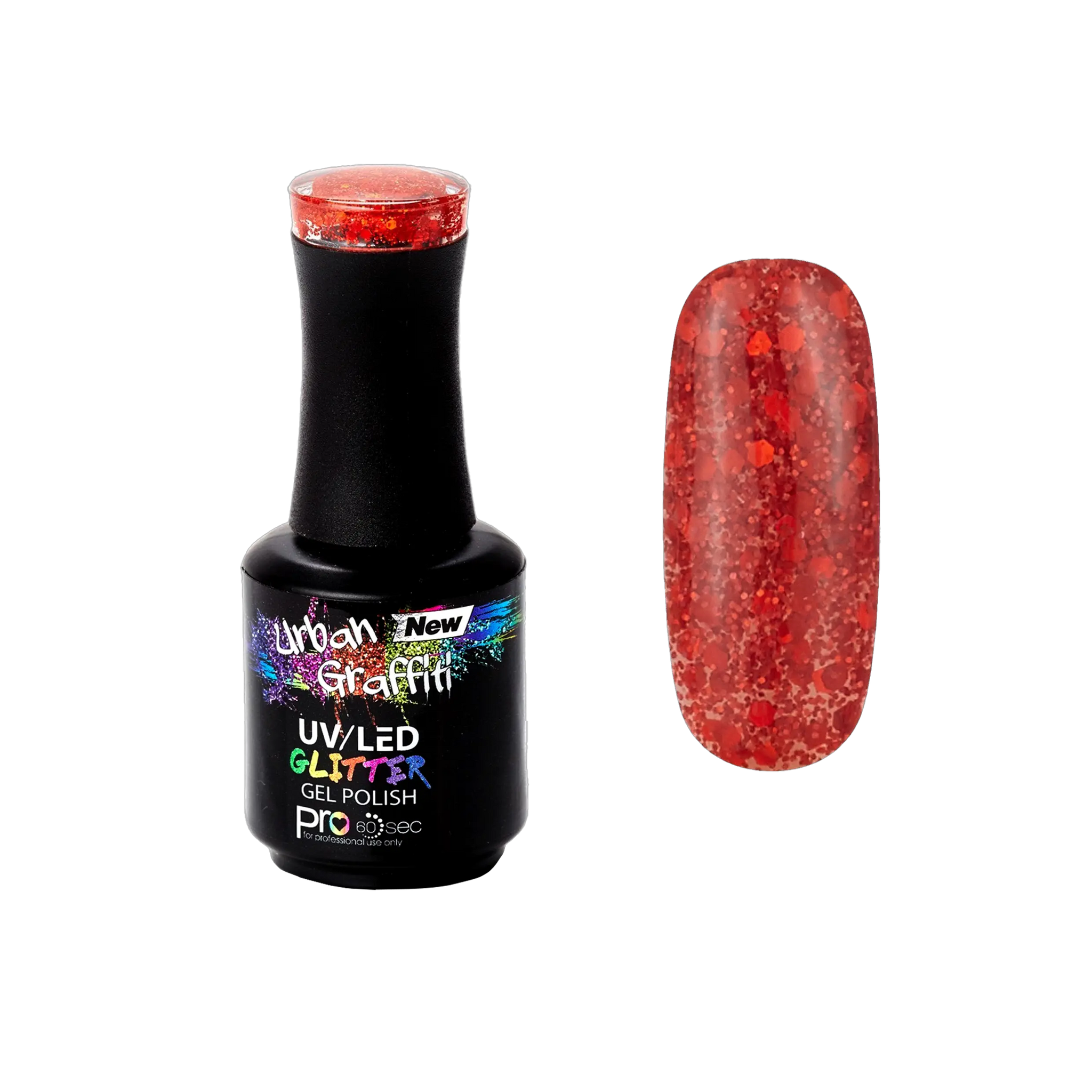 Rockstar Red - UGGP-XS010 Verniz Gel Urban Graffiti 15ml