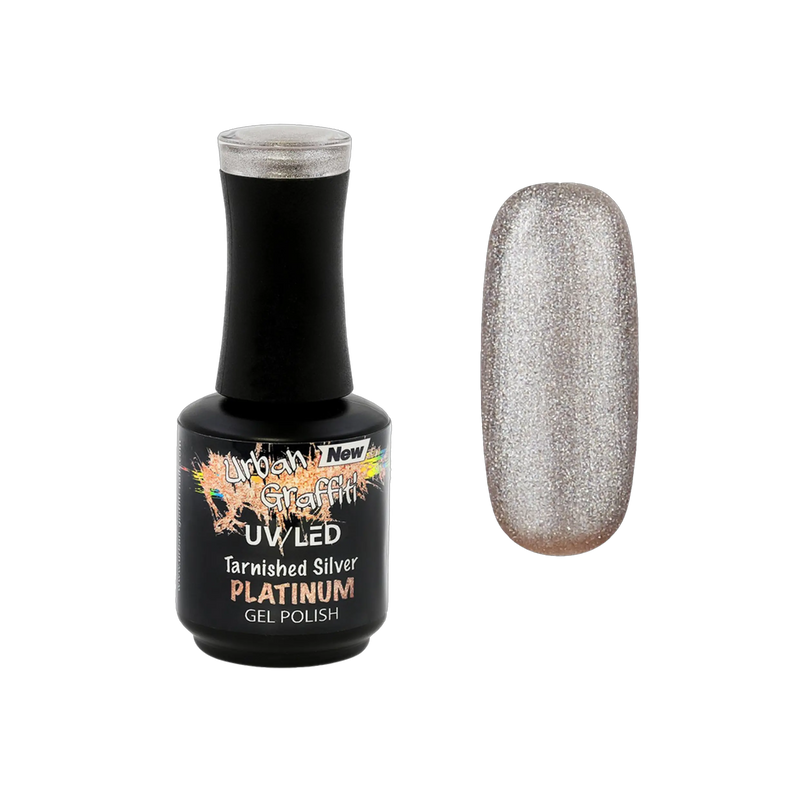 Ασημί με Πατίνα - UGGP-P023 Urban Graffiti Gel Polish 15ml